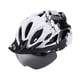 thumbnail image 1 of Casco de bicicleta Casco de ciclismo Casco de bicicleta moderno y transpirable Cascos deportivos para en monopatín Patinaje Desplazamientos al a , Negro Blanco, 1 of 5