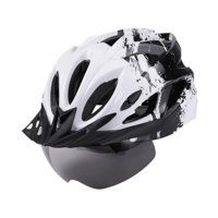 Magideal - Casco De Bicicleta Casco De Ciclismo Casco De Bicicleta Moderno Y Transpirable Cascos Deportivos Para En Monopatín Patinaje Desplazamientos Al A , Negro Blanco