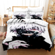 thumbnail image 1 of Anime Tokyo Ghoul Bedding Set Twin Full Size Hip Hop Anime Bed Set Teenager Bedroom Duvet cover Sets Bed Sheets, 1 of 5