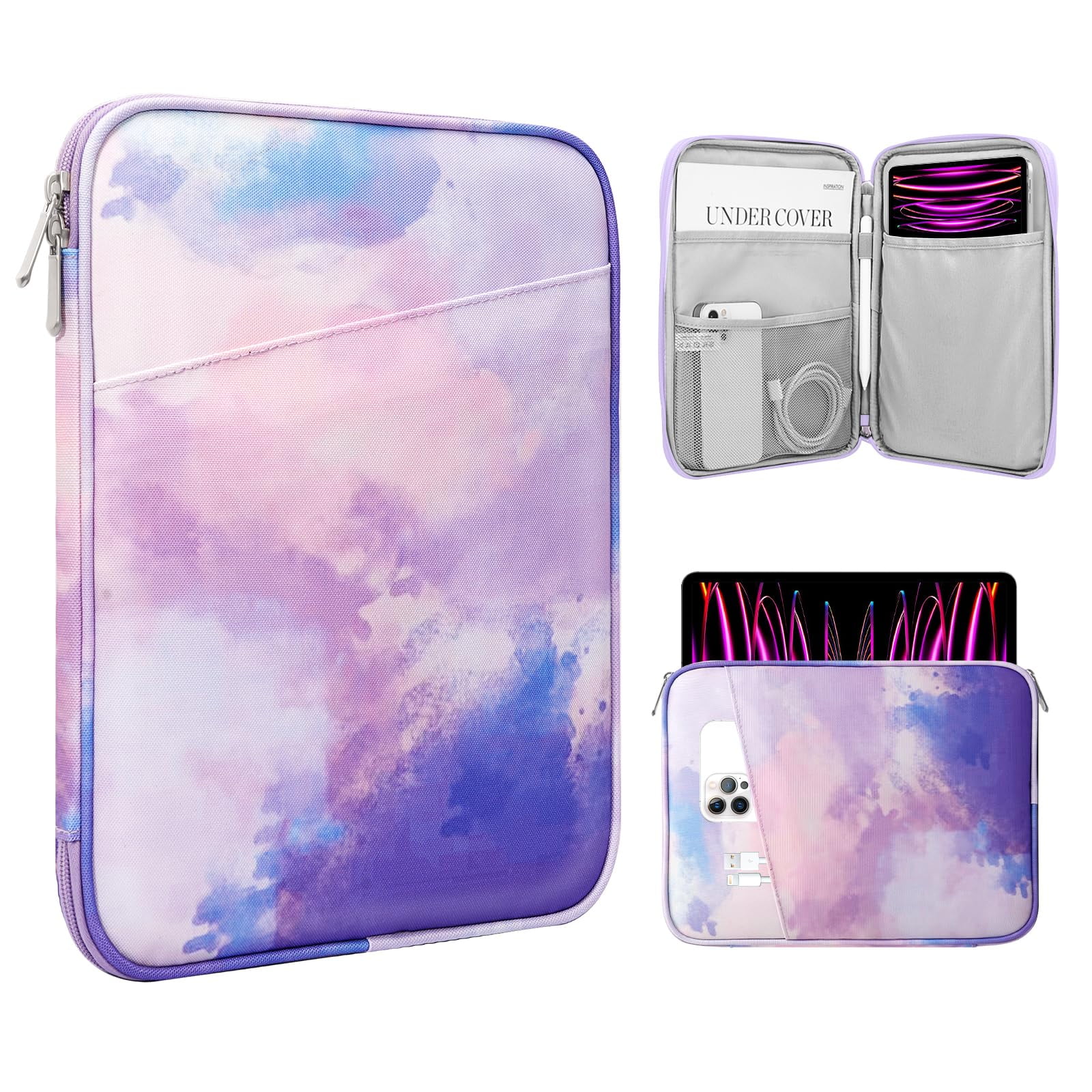 Funda Para Tablet Timovo De 13 Pulgadas Para Ipad Air 13 M3 2025, Color Morado