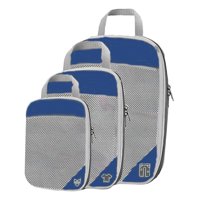 Magideal - 3 Uds Cubos De Embalaje De Compresión Para Viajar Cremalleras Dobles Reutilizables Organizadores De Guardarropa Versátiles Bolsas De Nailon Para Viaje