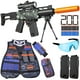 thumbnail image 1 of Rifle de francotirador automático Toy Gun con mira, kit de chaleco táctico, 1 of 3