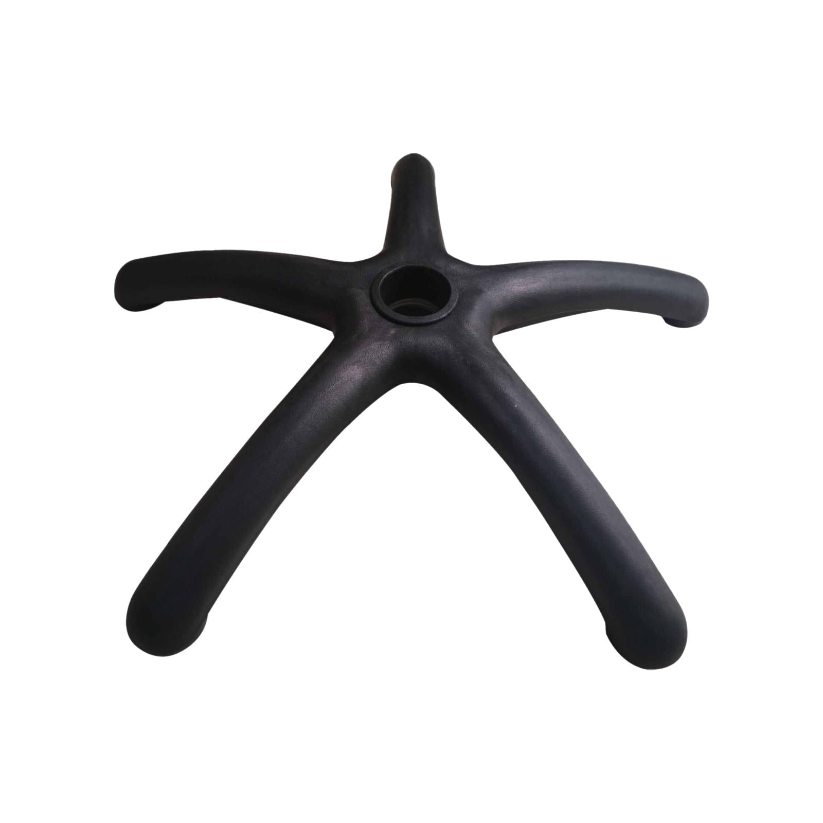 Magideal - Reemplazo De Base Para Silla De Oficina, 52 Cm, Material Universal De Pp, Sin Ruedas, Base Cilíndrica Estándar, Base De Accesorios Resistente De 2 "(5 Negro