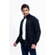 thumbnail image 2 of Chaqueta Sweater Algodon Cuelo Alto Forro Piel Bolsillos Cierre 7169, 2 of 3