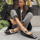 thumbnail image 2 of Zapato Chalada Mujer Miu-3 V Negro Casual, 2 of 9