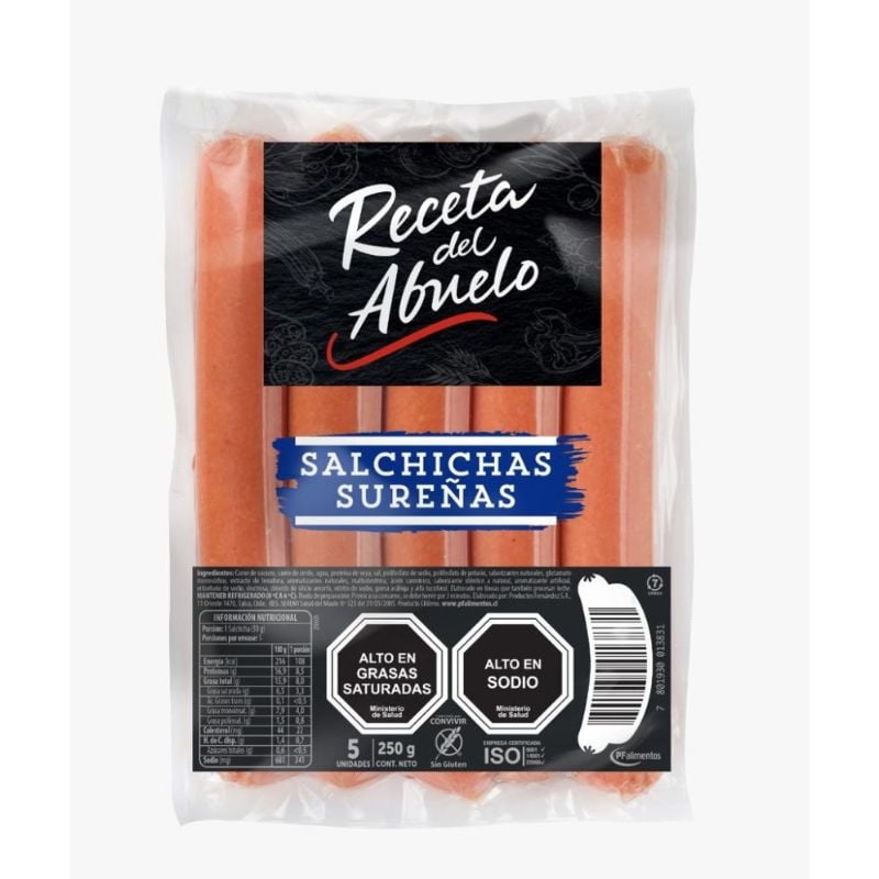 Salchicha Sureña 5 Un 250 g Receta del Abuelo
