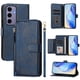 thumbnail image 4 of Funda Billetera Cremallera para Samsung Galaxy S24 5G con Porta Tarjetas, Soporte y Correa Azul, 4 of 5