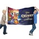 thumbnail image 2 of Oliver y su Pandilla Bandera impresa con temática, regalo perfecto para fanáticos, amigos y familiares, y adecuada para actividades al aire libre e interiores, decoraciones de fiesta. 90 cm × 150 cm., 2 of 6