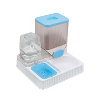 Magideal - Comedero Y Dispensador De Agua Para Gatos, Bebedero Para Mascotas, Comederos Para Perros, Alimentador Para Gatos, Dispensador De Agua Para Mascotas, Azul Sin Cuenco