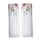 thumbnail image 2 of Cortina Transparente Con Estampado Digital De Rosas Rosadas Dos Paneles Para Sala De Estar, Dormitorio 107x213cm, 2 of 3