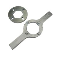 Magideal - Llave Inglesa Para Lavadora, Herramienta De Reparación De Lavadoras, Con Accionamiento Intercambiable De 1-11/16 Pulgadas, Herramienta Para Tuercas De