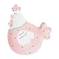 Bothyi - Vajilla Multiusos Linda Del Vajilla De Pascua Para La Placa Festiva De La Gallina De La Cena Del Hotel