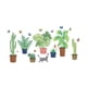 thumbnail image 1 of Adhesivo De Pared Decorativo Para Restaurantes, Comedores, Casas De Alquiler, Plantas En Macetas, 1 of 5