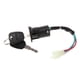 thumbnail image 1 of Cerradura De Interruptor De Encendido Cerradura De Cilindro Multiusos Para Ciclomotor, Triciclo, Motocicleta, 3 Cables, 1 of 4