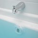 thumbnail image 1 of Cubierta para desagüe de rebosadero Overflow Drain Cover SlipX Solutions Better Soak, blanca, 1 of 6