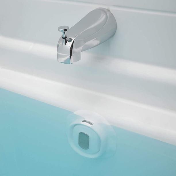 Cubierta para desagüe de rebosadero Overflow Drain Cover SlipX Solutions Better Soak, blanca