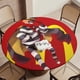 thumbnail image 5 of Hamburglar-theme Fitted Round Tablecloths Elastic Edged Table Covers Waterproof Table Cloth for Kitchen Holiday Party Tables Decor 150cm, 5 of 6