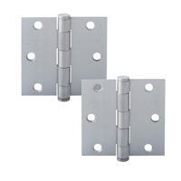 Pack 2 Bisagras Acero Odis 3”×3”×2,0Mm - Plata
