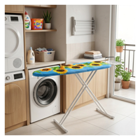 Genérico - Tabla De Planchar Reforzada Ajustable Y Plegable 110X90 Cm - Diseños Surtidos