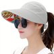 thumbnail image 1 of Stay Protected in Style: Women's Wide Brim Sun Protection Visor Sun Hat, 1 of 5