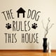 thumbnail image 2 of Decomural The Dog Rules Pet WS-41478, 2 of 2