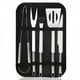 thumbnail image 3 of Get Ready for Outdoor Fun with our Multifunctional Stainless Steel BBQ Grill Accessories Set - Perfect for Picnics, Camping, Smoking, and Grilling - Comes in a Handy Case!, 3 of 5