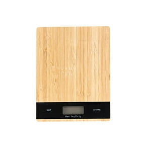 Balanza Digital De Cocina Hasta 5 Kg Bambu Day Beige