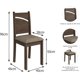 thumbnail image 2 of Juego De Comedor Melissa 6 Sillas Nogal, 2 of 8