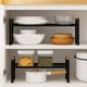thumbnail image 5 of Repisa Organizador Multiuso Cocina Acero Madera 34cm Color Negro, 5 of 6