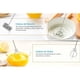 thumbnail image 2 of Agitador De Leche 2 En 1 Con Base De Soporte, Espumador Eléctrico Recargable Con 2 Cabezales De Acero Inoxidable Y 3 Velocidades, Batidora De Mano Para Espuma De Leche,capuchino,huevos,harina, 2 of 6