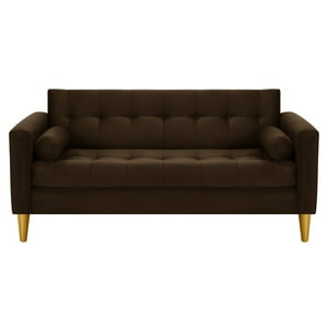 Bodevir - Sofa Retro 3C Felpa 01 Chocolate