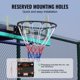 thumbnail image 5 of Llanta de baloncesto VEVOR Q235 montada en puerta de pared con red de 18 pulgadas, 5 of 9