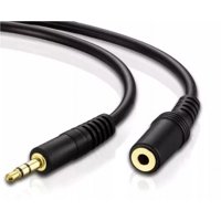 Cellpoint - Cable Auxiliar Macho-Hembra 1,5 Metros