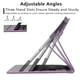 thumbnail image 4 of Funda Para Tablet Para Ipad De 10 2 De Cuero Pu Morado, 4 of 6