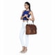 thumbnail image 3 of Mochila Sharo Mezcla de Lana Tres Tonos Blanco Gris Negro, 3 of 11