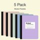 thumbnail image 2 of Cuadernos Oxford Pack de 5, Renglones Anchos, 80 Hojas, Colores Pastel, 2 of 8