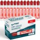 thumbnail image 1 of Rotuladores de borrado en seco EXTRIC, 12 unidades, punta cincelada, pizarra roja y blanca, 1 of 7