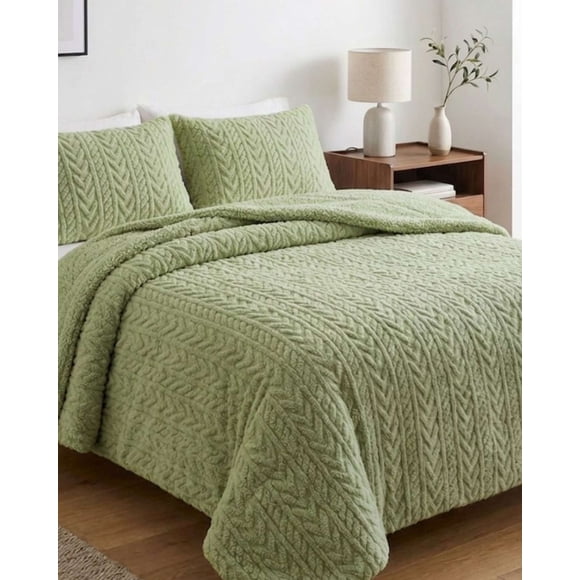Cobertor Elegante De Invierno Con Chiporro 2 Plz 02