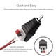thumbnail image 4 of Adaptador de cable RCA a altavoz, 4 unidades, conector RCA macho a conector de resorte, convertidor de cable para altavoz, conectores RCA sin soldadura para conexiones de altavoz., 4 of 7