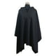 thumbnail image 3 of Poncho Clasico Capucha 100% Lana - Largo - Negro, 3 of 4