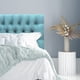 thumbnail image 3 of Respaldo Capitone Premium King Felpa Turquesa, 3 of 3