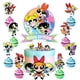thumbnail image 1 of Decoraciones Para Tartas Fiesta De Cumpleaños De Power Girls 25 Unidades, 1 of 6