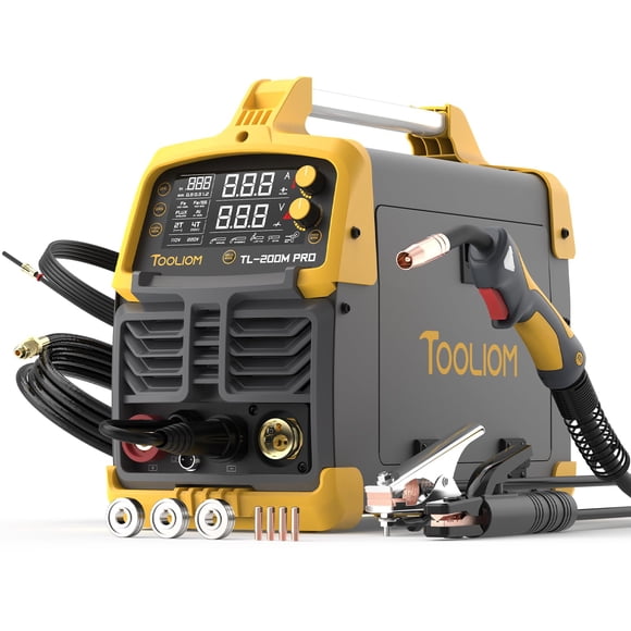 Soldador TOOLIOM 200 A MIG/Flux/Lift Tig/Stick/Pistola de bobina 110/220 V