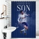 thumbnail image 4 of Son Heung-min Cortina de Ducha para Baño Decoración del Hogar, Cortinas de Baño Impermeables Duraderas, Cortina de Baño, Decoración de Baño para Adultos Niñas Niños, Regalos para Casa 119cmX180cm, 4 of 6