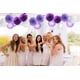 thumbnail image 4 of Juego de 16 pompones de flores de papel de seda, farolillos de papel variados, kit de manualidades para decoración de fiestas de cumpleaños con temática de lavanda y morado, baby shower, despedida de, 4 of 6