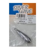 Silver Wave - Plomo De Pesca Lenguadero 75Grs Con Ojetillo -