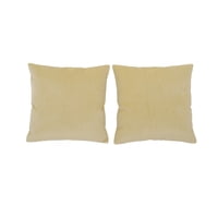 Masel - Set 2 Cojines Velvet 40X40 Felpa New Velvet Beige