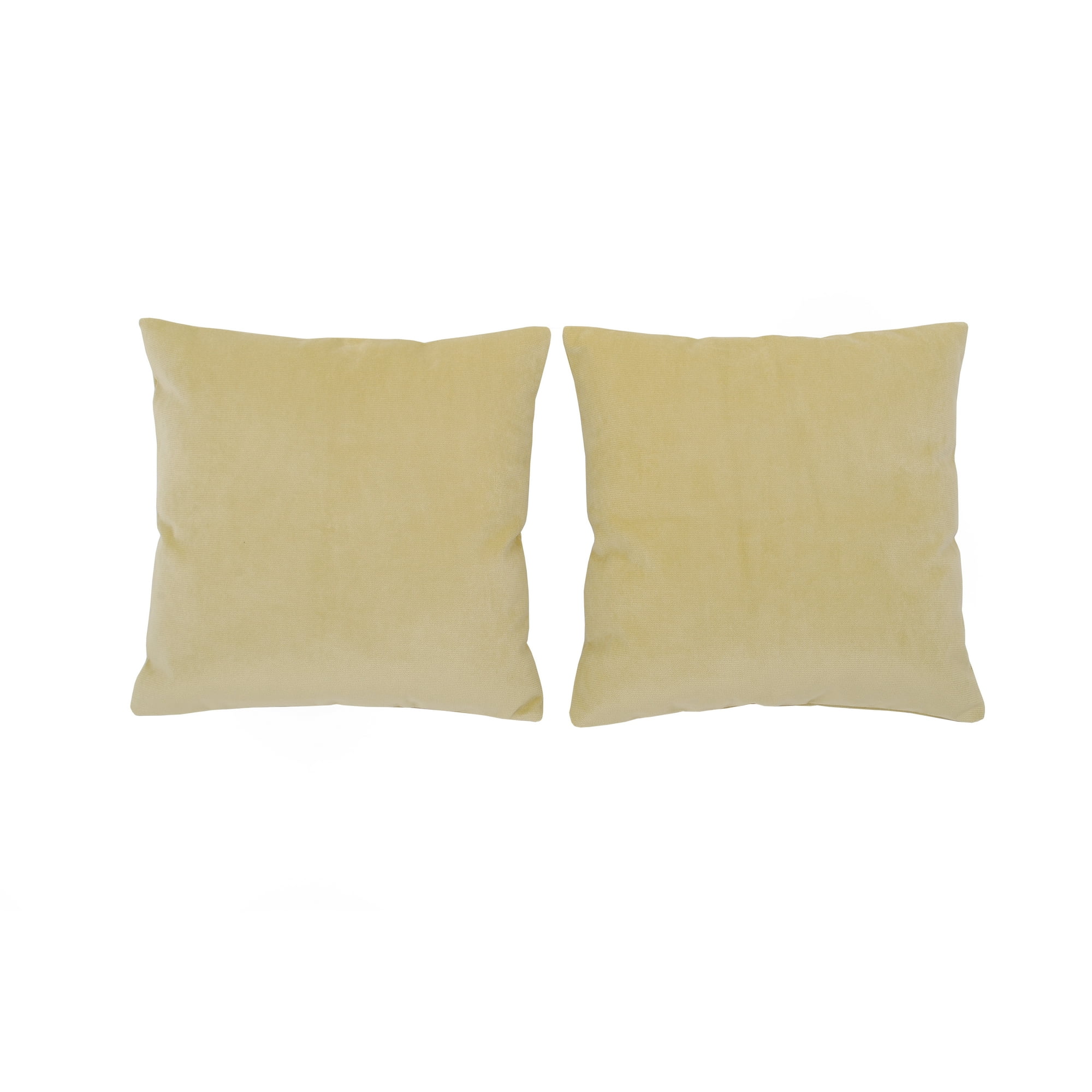 Masel - Set 2 Cojines Velvet 40x40 Felpa New Velvet Beige
