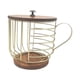 thumbnail image 4 of Soporte Para Cápsulas De Café, Cesta De Almacenamiento De Cápsulas De Café De Hierro Para Cafeterías, Mostrador, Hotel, Dorado, 4 of 5