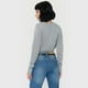 thumbnail image 2 of Sweater Mujer Básico Cuello Redondo Gris Corona, 2 of 5